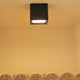 Square cordless wall light for indoor use BOX 8