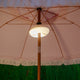 Rechargeable portable light bulb for parasols, LIMA