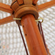 Macramé parasol BINIBECA for outdoor use ø210x229cm