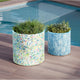 CIRCOOLAR ROUND POT COLOUR HORTENSIA Recycled Material