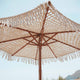 Macramé parasol BINIBECA for outdoor use ø210x229cm