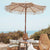 Macramé parasol BINIBECA for outdoor use ø210x229cm