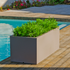 Rectangular colored pot JARA 100 x 40