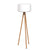Design floor lamp with wooden legs Chloe 140