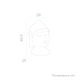 Decorative lamp Goa 40