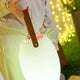 Illuminated bottle rack with speaker Apolo
