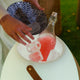 Illuminated bottle rack with speaker Apolo