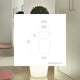 Lighted pot BAMBÚ 90