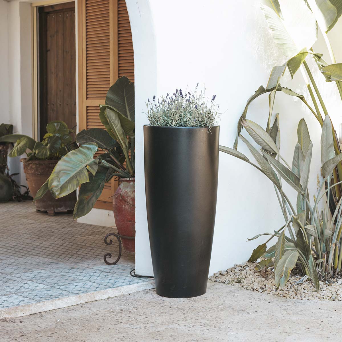 90 litre plant pots Colored Pot Bambú 90