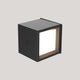 Square cordless wall light for indoor use BOX 8