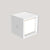 Square cordless wall light for indoor use BOX 8