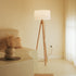 Design floor lamp with wooden legs Chloe 140 | INDOOR