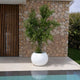 Round DALIA 30 flowerpot