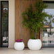 Round DALIA 30 flowerpot