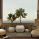 Round DALIA 30 flowerpot