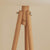 Design floor lamp with wooden legs Denise 140