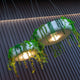 Round hanging planter with cordless lighting ELBA 59