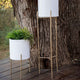 PLANT HOLDER LIFT + HORTENSIA 30 WHITE