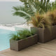 Square pot JARA 100 x 35