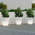 Large pot with light MAGNOLIA 80CM