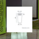 Lighted pot MELISA 40