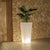 Tall planter with light MELISA 50