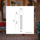 OUTDOOR FLOOR LAMP MONICA 150