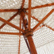 Macramé parasol BINIBECA for outdoor use ø210x229cm
