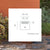 Square pot with light NARCISO 50