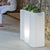 Rectangular pot with light  PALMERA