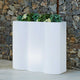Rectangular pot with light  PALMERA