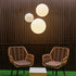SPHERICAL PENDANT LAMP WITH RECHARGEABLE BATTERY PIANETA