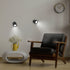 ROLL 8 round cordless wall light for indoor use