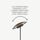 Wireless decorative lamp SARDINIA 40