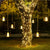 Cordless portable metal lantern with flame effect/static light SIROCO