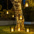 Cordless portable metal lantern with flame effect/static light SIROCO