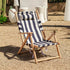 STRIPED FOLDING CHAIR  - AGUABLAVA