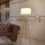 Design floor lamp with wooden legs Chloe 140 | INDOOR