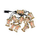 HIAMA DECORATIVE OUTDOOR GARLAND with flame effect