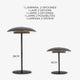 Wireless decorative lamp SARDINIA 30