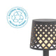 GRETITA TABLE LAMP Wireless decorative lamp (ANTHRACITE)