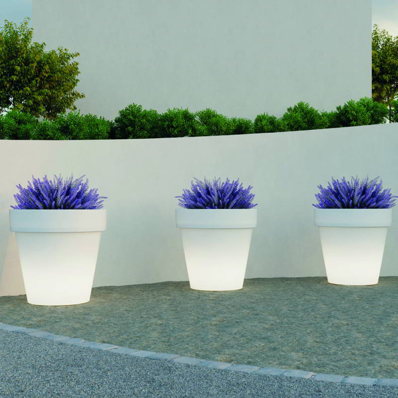 80cm plant pot Large Pot With Light Magnolia 80Cm