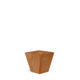 Square colored pot Clavel 40 COLOR