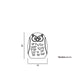 Decorative owl-shaped lamp GUFO 20 (Batteries 3AAA)