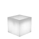 Square pot with light NARCISO 40