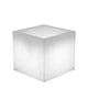 Square pot with light NARCISO 50